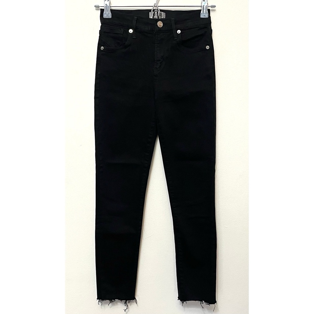 Agolde • 23 • Black Skinny Jeans Raw Hem